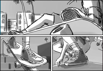 Chris Stiles's Sports storyboard art