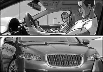 Chris Stiles's Vehicles storyboard art