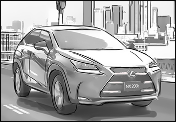 Chris Stiles's Vehicles storyboard art