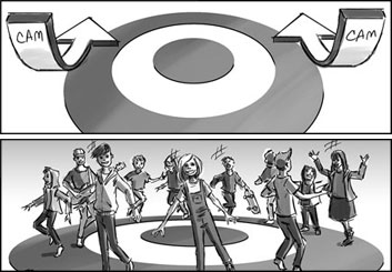 Chris Stiles's Set Rendering  storyboard art