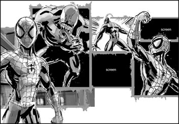 Chris Stiles's Comic Book storyboard art