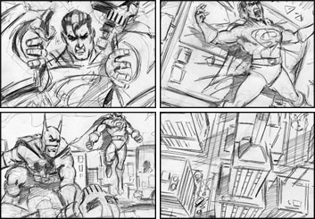 Chris Stiles's Comic Book storyboard art