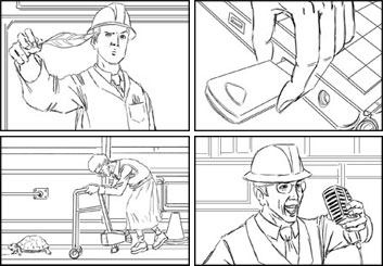 Chris Stiles's Shootingboards storyboard art