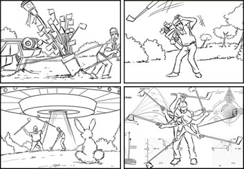 Chris Stiles's Shootingboards storyboard art