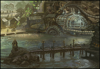 David Hudnut's Concept Environments storyboard art