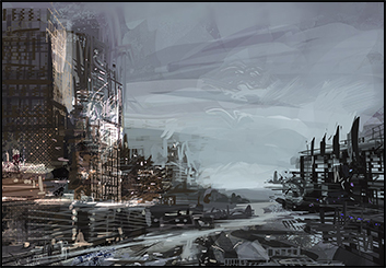 David Hudnut's Environments storyboard art