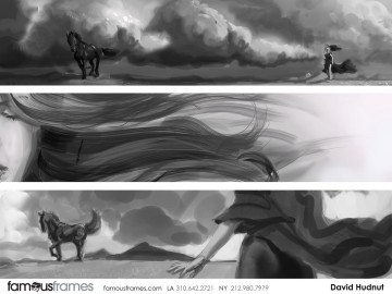 David Hudnut's Music Video storyboard art