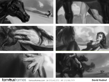 David Hudnut's Music Video storyboard art