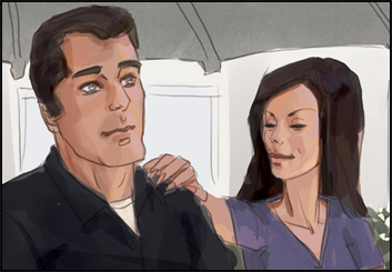 David Hudnut's People - Color  storyboard art