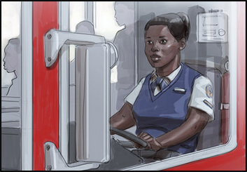 David Hudnut's People - Color  storyboard art