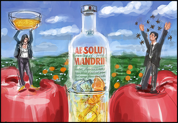 David Hudnut's Products storyboard art