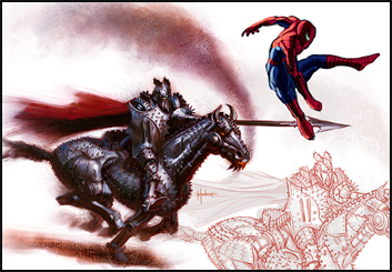 David Hudnut's Action storyboard art