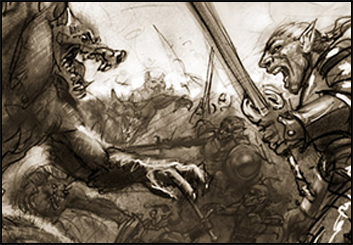 David Hudnut's Action storyboard art