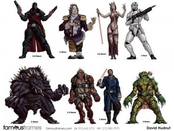 David Hudnut's Characters / Creatures storyboard art