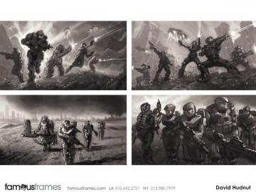 David Hudnut's Characters / Creatures storyboard art