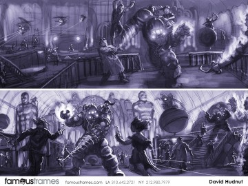 David Hudnut's Characters / Creatures storyboard art