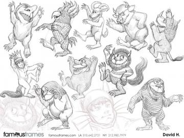 David Hudnut's Characters / Creatures storyboard art