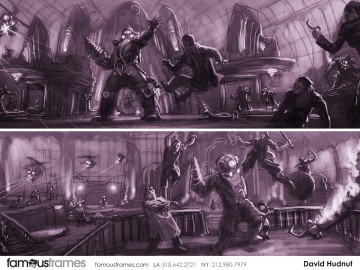 David Hudnut's Characters / Creatures storyboard art