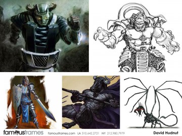 David Hudnut's Characters / Creatures storyboard art