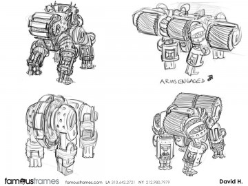 David Hudnut's Characters / Creatures storyboard art