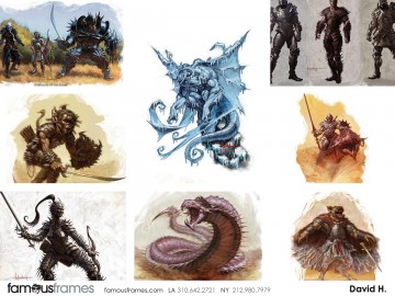 David Hudnut's Characters / Creatures storyboard art