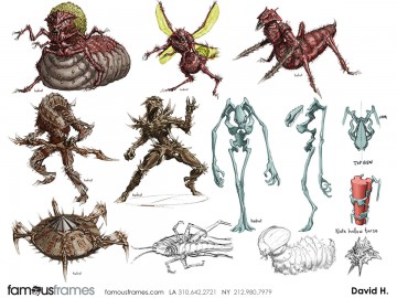 David Hudnut's Characters / Creatures storyboard art