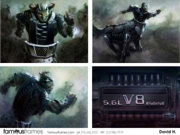 David Hudnut's Characters / Creatures storyboard art