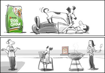 David Mellon's Wildlife / Animals storyboard art