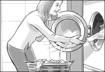 David Mellon's People - B&W Tone storyboard art