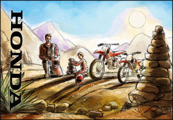 David Mellon's Vehicles storyboard art