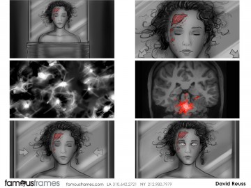 David Reuss's People - B&W Tone storyboard art