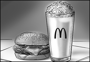 David Reuss's Food storyboard art