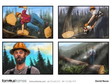 David Reuss's People - Color  storyboard art