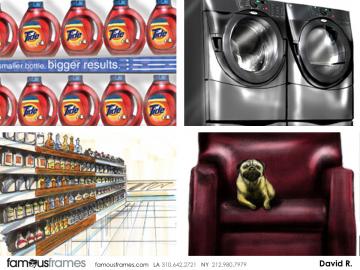 David Reuss's Products storyboard art