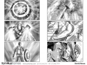 David Reuss's People - B&W Tone storyboard art