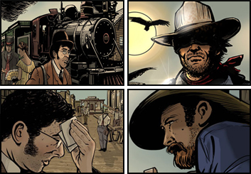 David Reuss's Comic Book storyboard art