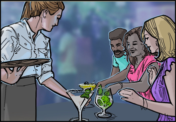 Chris Newberg's People - Color  storyboard art