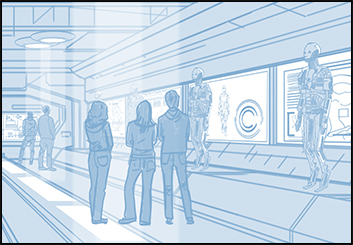 Darren's Concept Environments storyboard art