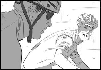 Darren's Sports storyboard art