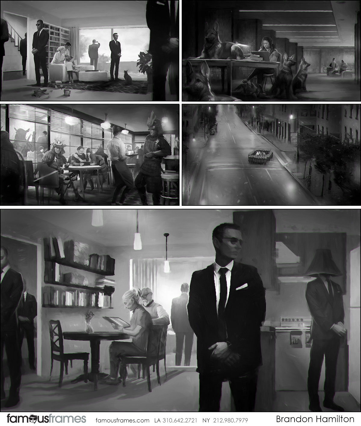 Brandon Hamilton's People - B&W Tone storyboard art (Image #5524_113_1574208405)