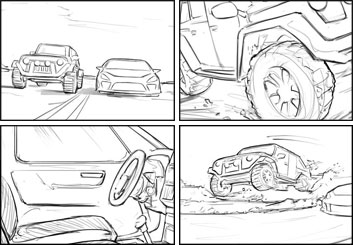 Brandon Hamilton's Shootingboards storyboard art