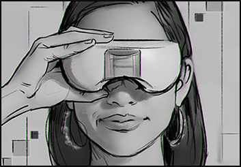 Brandon Hamilton's People - B&W Tone storyboard art