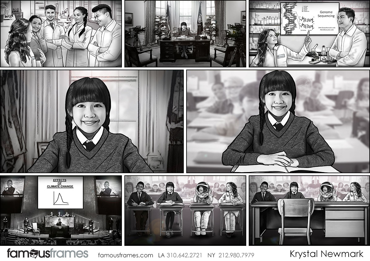 Krystal Newmark's People - B&W Tone storyboard art (Image #5666_0_1559336989)