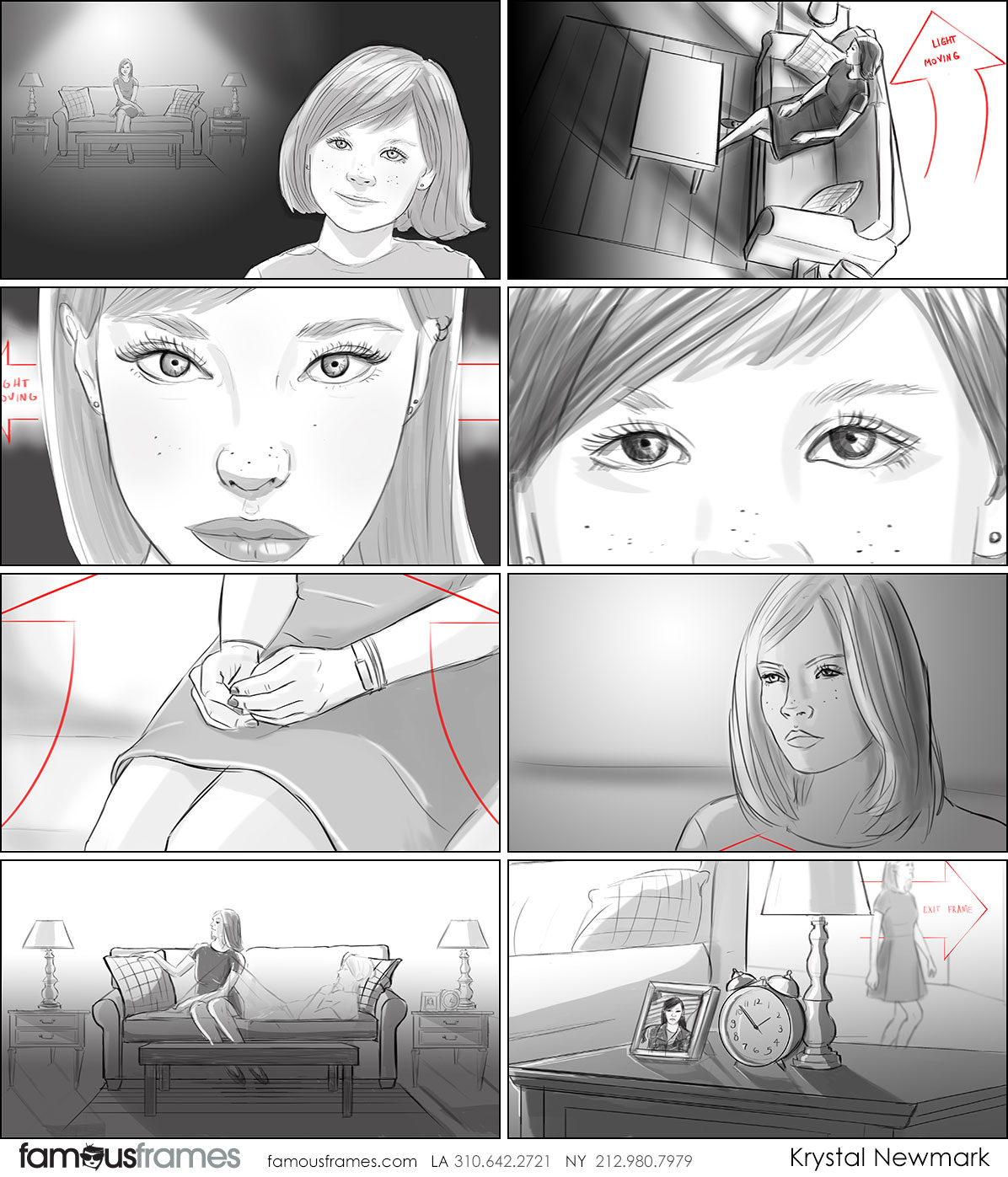 Krystal Newmark's People - B&W Tone storyboard art (Image #5666_113_1496260213)