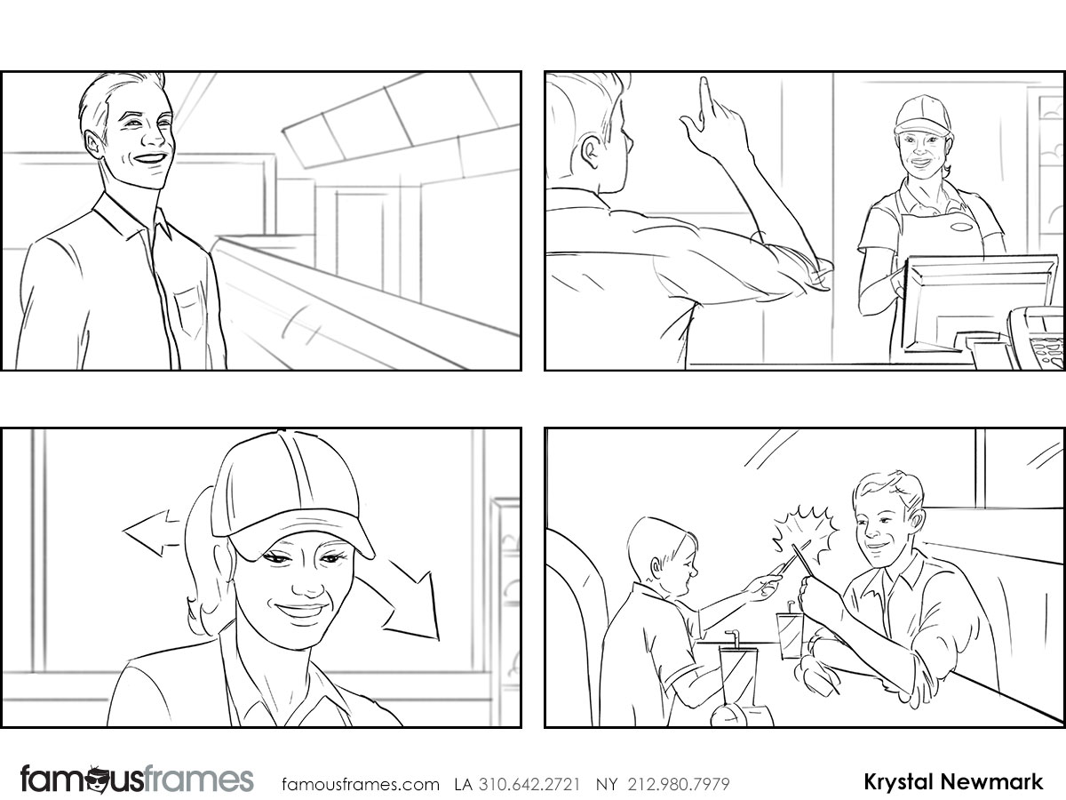 Krystal Newmark's People - B&W Line storyboard art (Image #5666_114_1453313398)