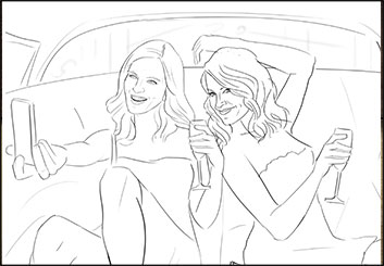 Krystal Newmark's Likenesses storyboard art