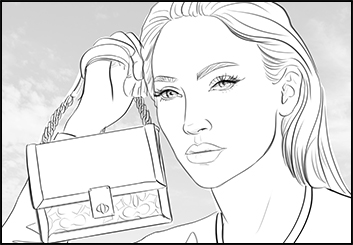 Krystal Newmark's Likenesses storyboard art