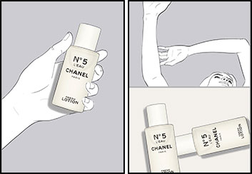 Krystal Newmark's Products storyboard art