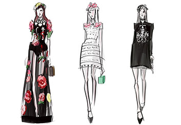 Krystal Newmark's Beauty / Fashion storyboard art