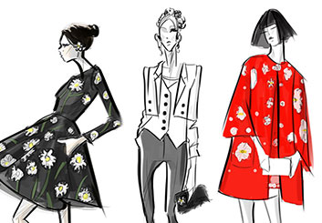 Krystal Newmark's Beauty / Fashion storyboard art